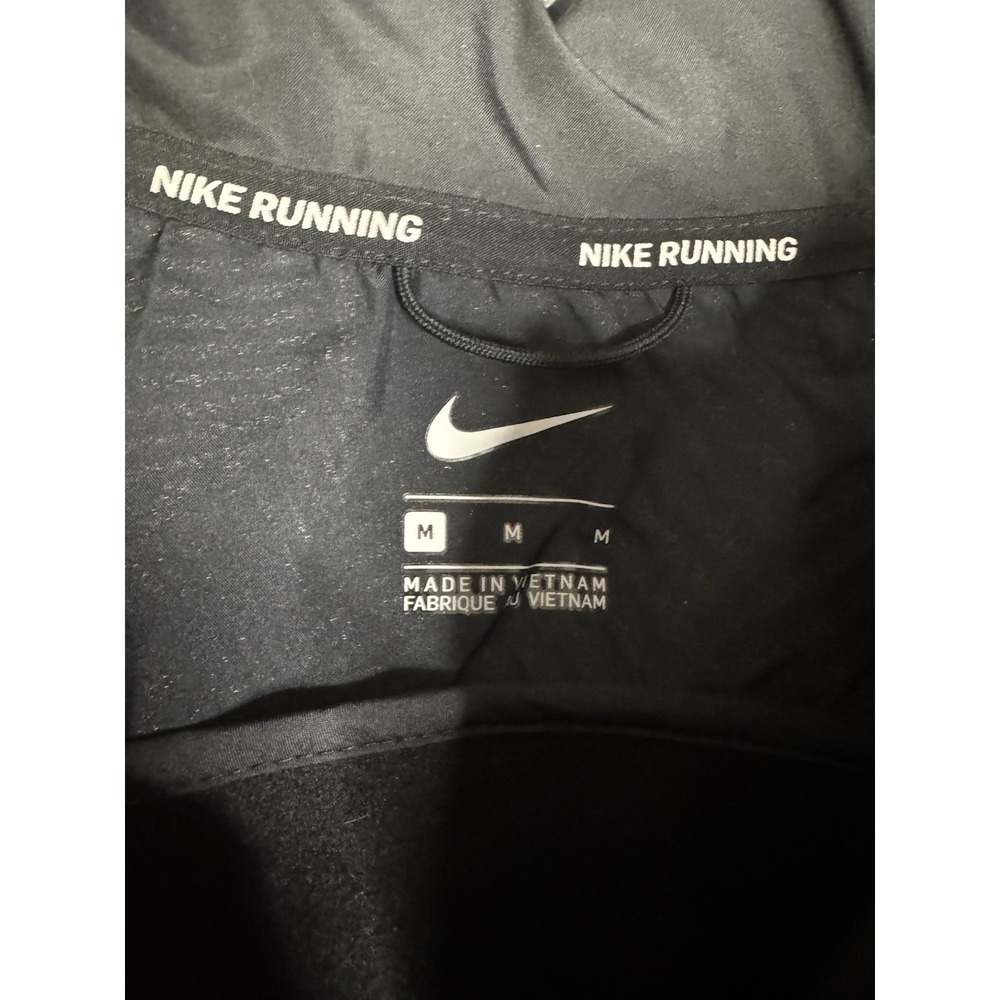 Women's Nike Running Flash Essentials Full Zip Vest Size Medium Black & Gray - Picture 4 of 6